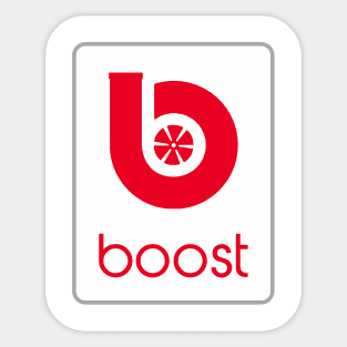 boost (beats parody) Sticker